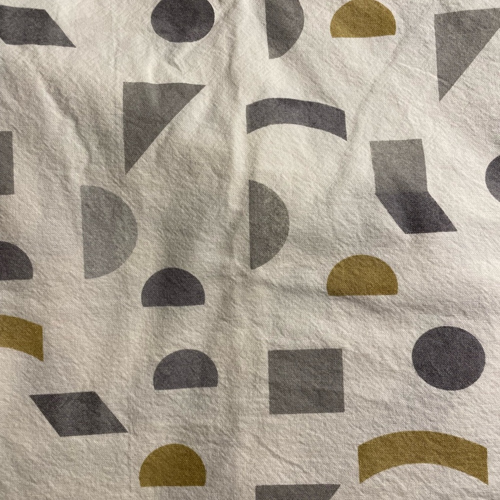 West Elm Modern Geometric Shower Curtain